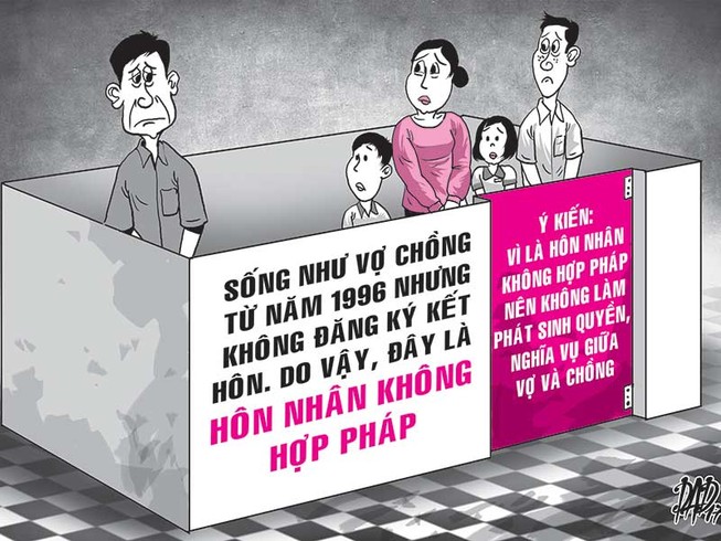 Chung sống 10 năm vẫn không phải vợ chồng