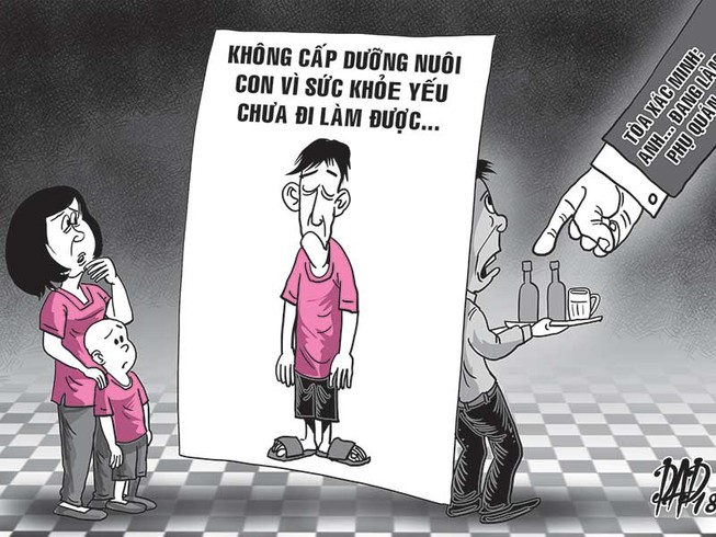 Kiện chồng cũ vì trốn cấp dưỡng nuôi con