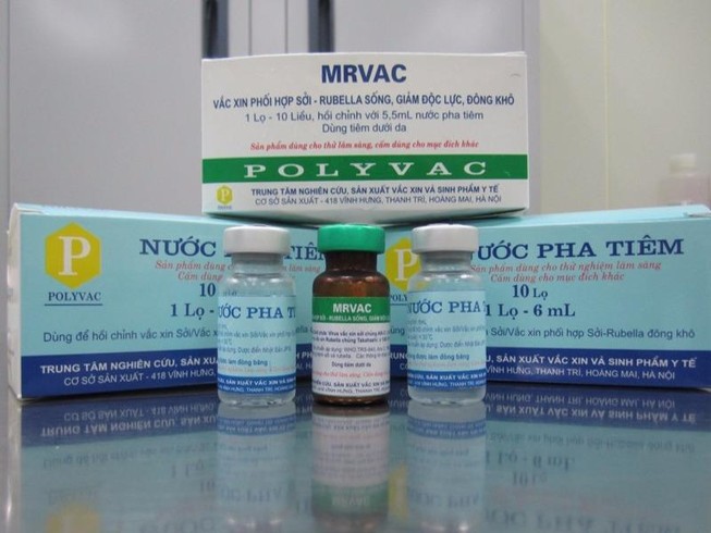 Lần đầu tiên sử dụng vaccine do Việt Nam sản xuất
