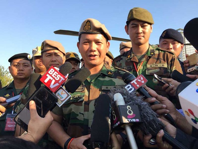 Con trai ông Hun Sen làm tổng tham mưu trưởng quân đội