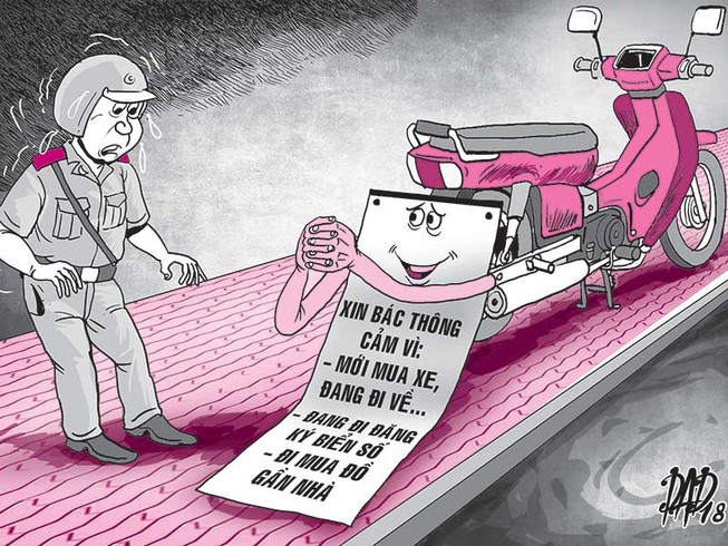 Biển số xe và "nỗi phiền" của CSGT