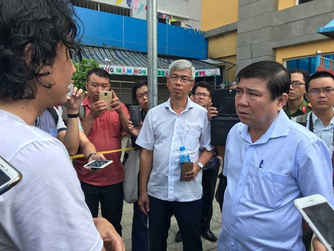 Nhiều lãnh đạo thăm hỏi nạn nhân vụ cháy chungcư Carina