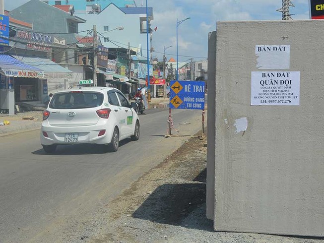 Công nhiên rao bán đất quân đội