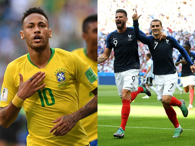 Brazil, Pháp, Croatia và Anh sẽ vào bán kết