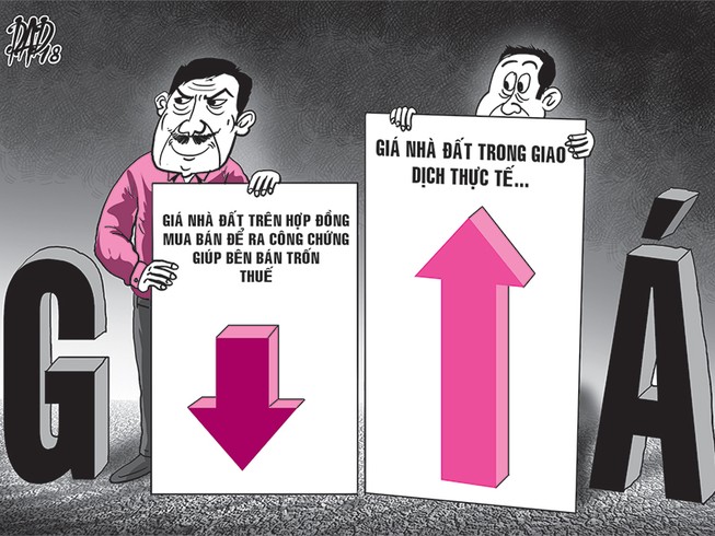 Báo động: Khai man giá mua bán nhà, đất