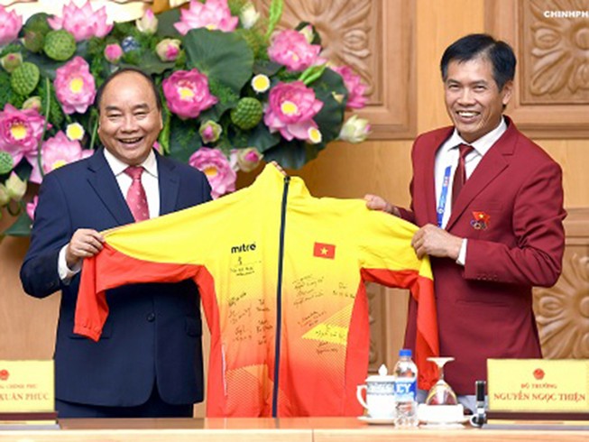 Thủ tướng chúc mừng đoàn thể thao Việt Nam tại Asiad 18