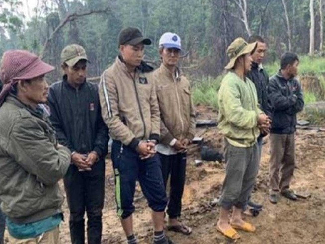 Bắt giam 9 người từ Khánh Hòa sang Đắk Lắk phá rừng