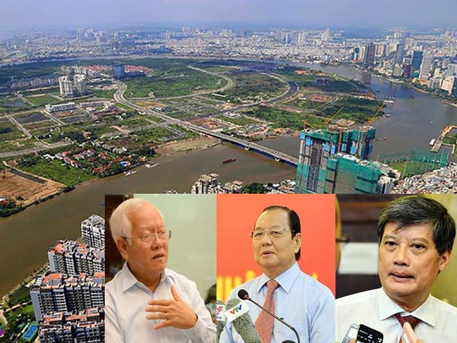 Các cựu lãnh đạo sai phạm vụ Thủ Thiêm