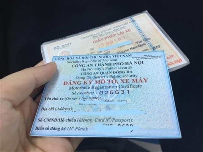 Được sử dụng bản sao giấy đăng ký xe theo Nghị định 100