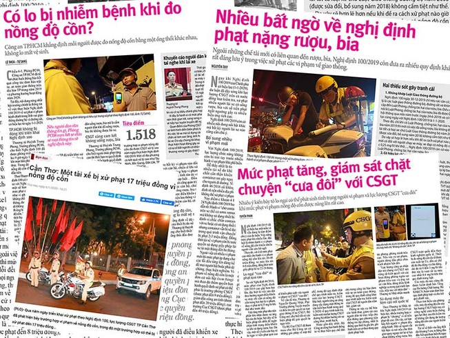 Phạt nghiêm nồng độ, các tài xế đã sợ nhậu