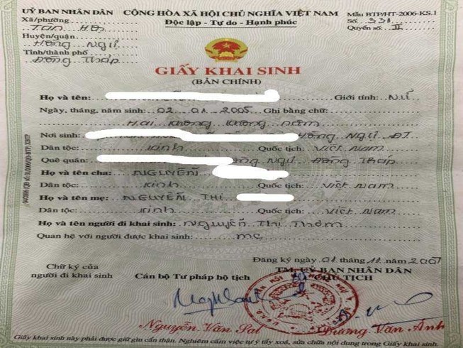 Tuổi khai sinh dưới 15, kết luận giám định trên 17?