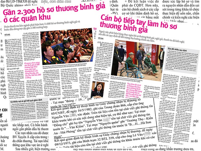 Hàng trăm hồ sơ thương binh giả ở Quân khu 3