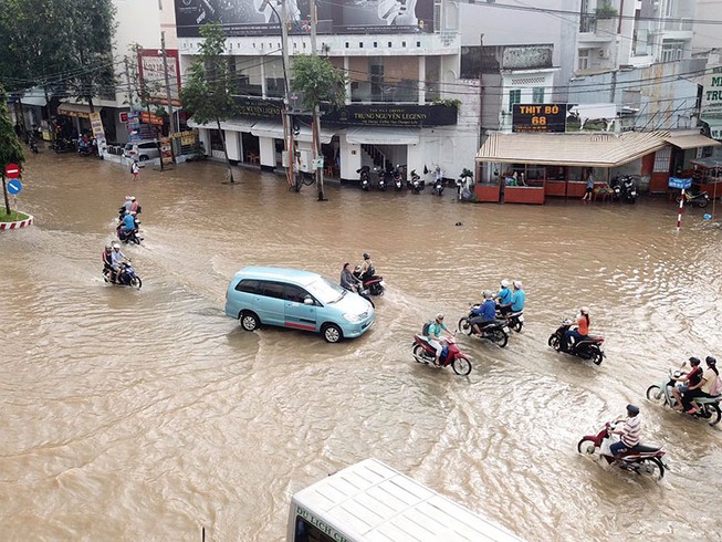Chống ngập đô thị ở miền Tây: Nước đã đến chân