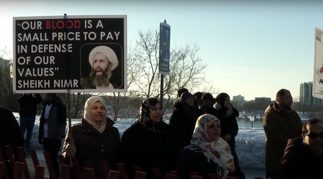 Dân Canada biểu tình đòi hủy hợp đồng chục tỉ USD với Ả Rập Saudi