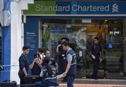 Cướp Ngân hàng Standard Chartered chấn động Singapore