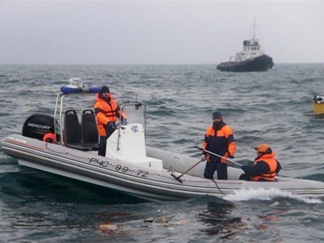 Tìm thấy hộp đen máy bay Tu-154 gặp nạn của Nga