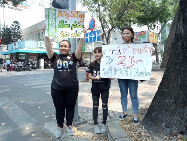 Hãy sử dụng sản phẩm tái chế, tắt máy > 25 giây