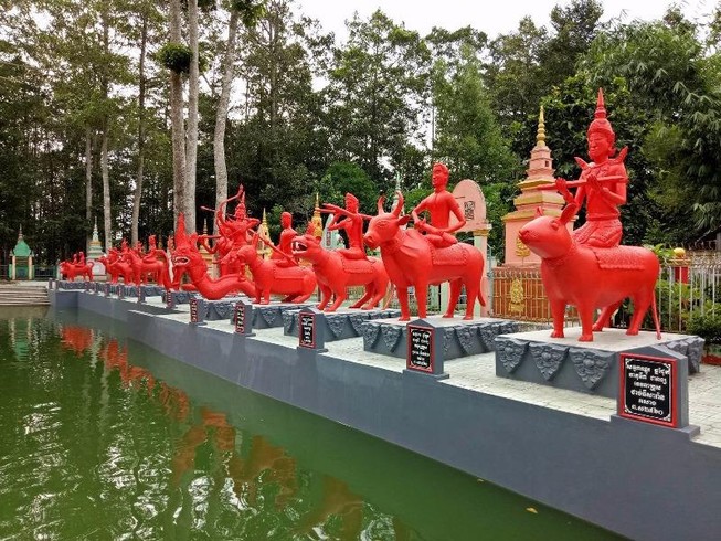 Ngắm 12 con giáp mới lạ qua hoa văn Khmer