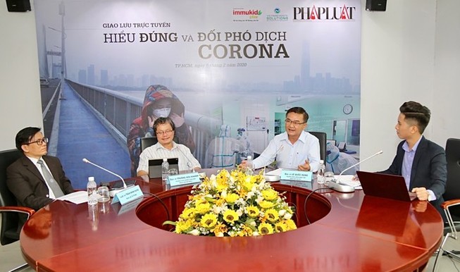 Giao lưu trực tuyến ‘Hiểu đúng và đối phó dịch Corona’