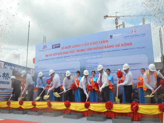 Hợp long cầu Cao Lãnh, Đồng Tháp