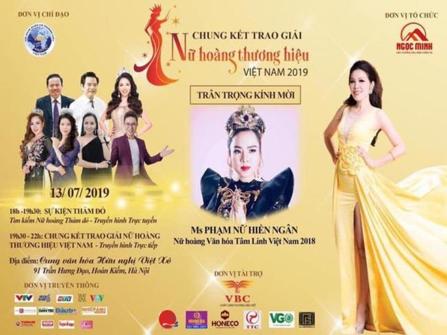Bộ VH-TT&DL lên tiếng về danh hiệu nữ hoàng tự phong