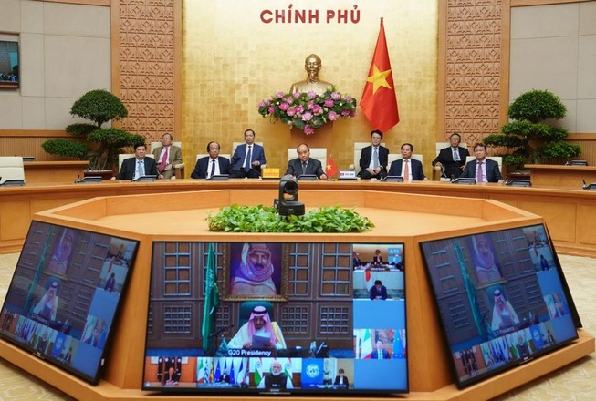 Thủ tướng dự hội nghị đặc biệt G20 về dịch COVID-19