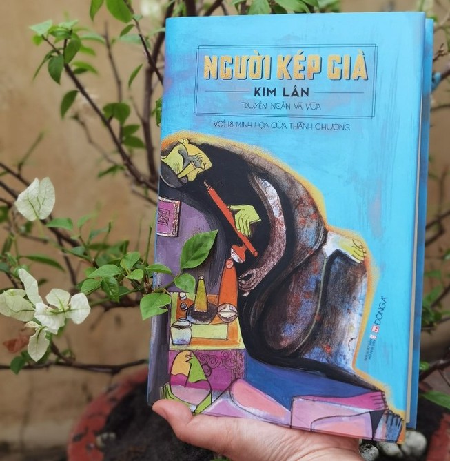 Con trai nhà văn Kim Lân vẽ minh họa cho sách bố mình