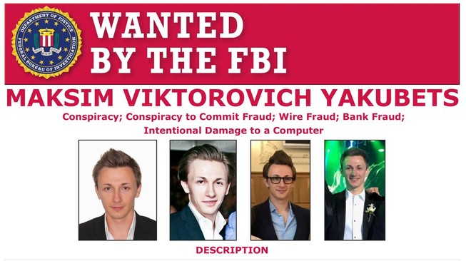 Mỹ truy nã nhóm hacker người Nga, lừa đảo hơn 100 triệu USD