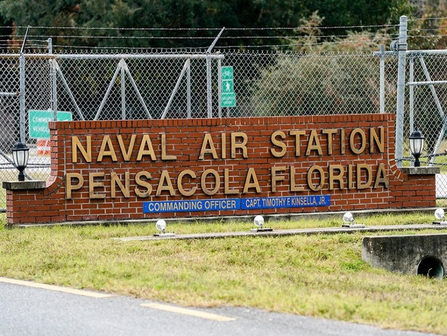 Căn cứ không quân hải quân Pensacola. Ảnh: GETTY IMAGES