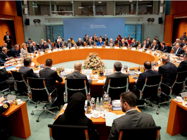 Hội nghị thượng đỉnh Libya tại Berlin (Đức) ngày 19-1. Ảnh: REUTERS