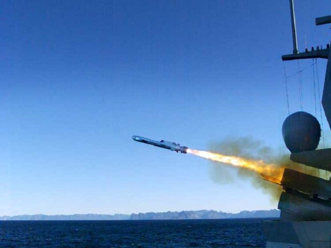 Tên lửa tấn công trên biển MSN. Ảnh: KONGSBERG