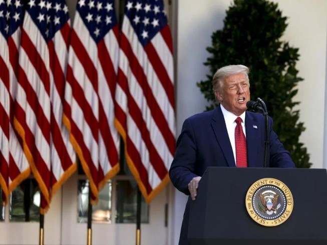 Tổng thống Mỹ Donald Trump. Ảnh: BLOOMBERG