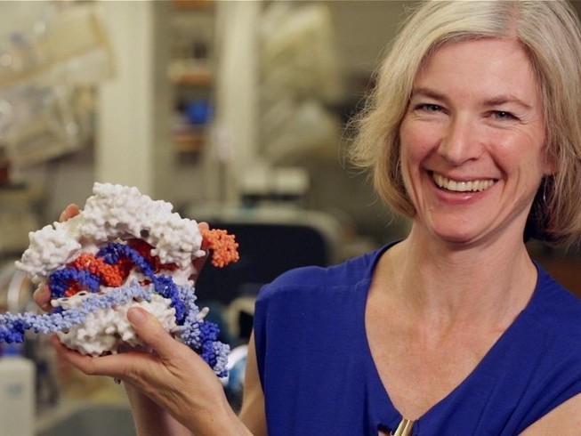 Tiến sĩ Jennifer Doudna - Chủ nhân giải Nobel Hóa học 2020. Ảnh: REUTERS