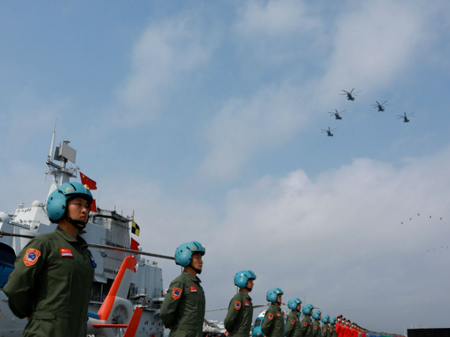 Lực lượng Hải quân Trung Quốc. Ảnh: REUTERS