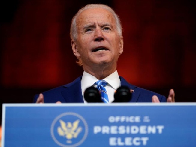 Tổng thống tân cử Mỹ Joe Biden.
