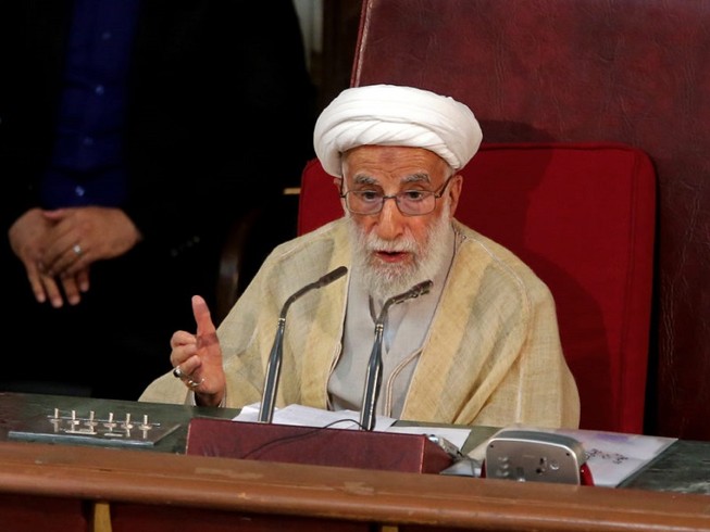Chủ tịch Hội đồng Hiến pháp Iran Ahmad Jannati. Ảnh: GETTY