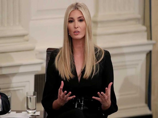 Ái nữ Tổng thống Mỹ Donald Trump - cô Ivanka Trump. Ảnh: GETTY IMAGES