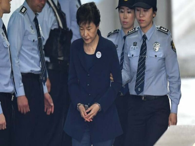 Cựu Tổng thống Park Geun-hye. Ảnh: Jung Yeon-Je/AFP/GETTY IMAGES