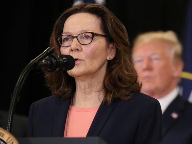 Bà Gina Haspel phát biểu sau khi tuyên thệ nhậm chức Giám đốc CIA vào tháng 5-2018.