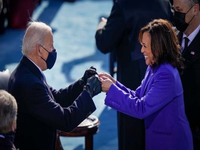 Tổng thống Joe Biden và Phó Tổng thống Kamala Harris. Ảnh: Drew Angerer/GETTY IMAGES.