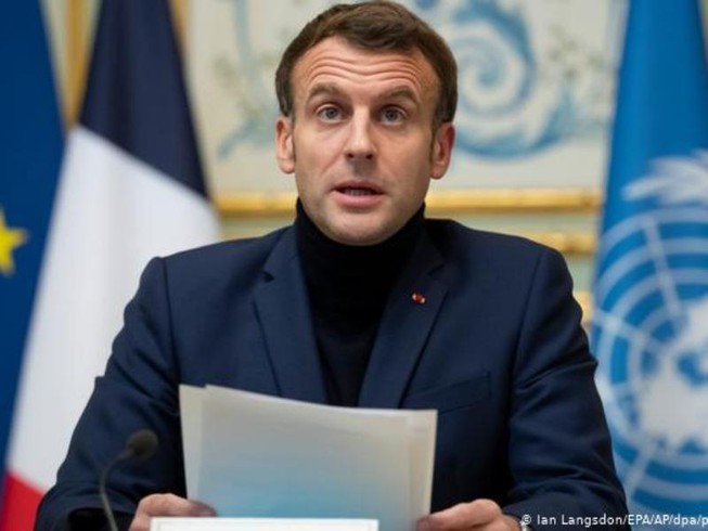Tổng thống Pháp Emmanuel Macron.