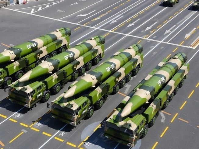 Có tin Trung Quốc điều 16 tên lửa DF-26 tới gần Nhật, Ấn Độ