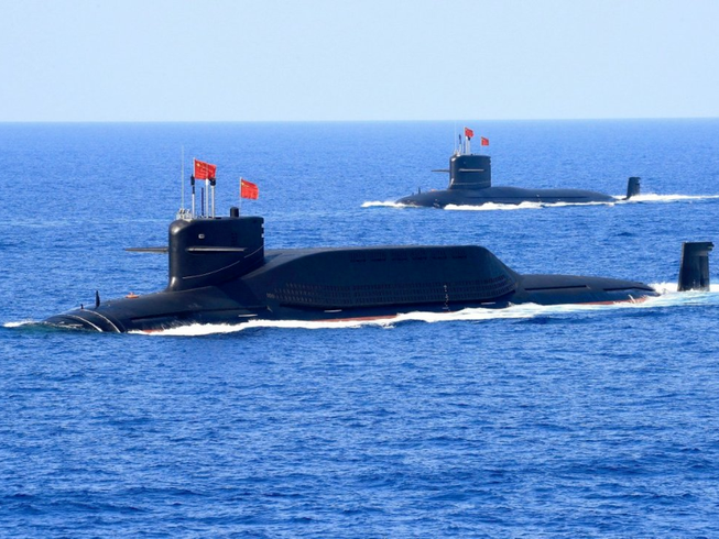 Trung Quốc đưa vào biên chế hai tàu ngầm hạt nhân Type 094A nâng cấp. Ảnh: REUTERS