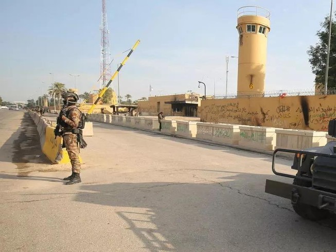 Đại sứ quán Mỹ ở Iraq đã trở thành mục tiêu của các cuộc tấn công bằng tên lửa.