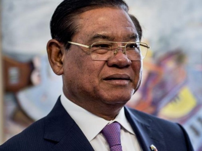 Ông Sar Kheng - Bộ trưởng Nội vụ Campuchia. Ảnh: AFP