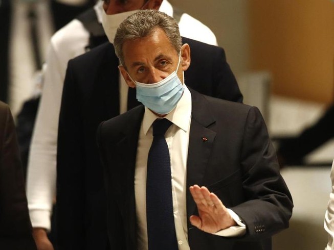 Cựu Tổng thống Pháp Nicolas Sarkozy. Ảnh: AP