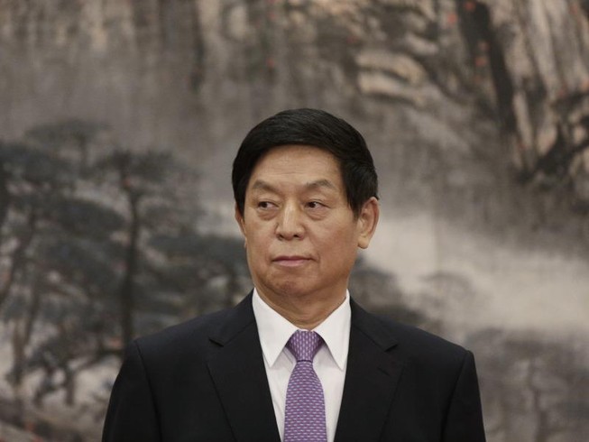 Chủ tịch Quốc hội Trung Quốc Lật Chiến Thư. Ảnh: BLOOMBERG