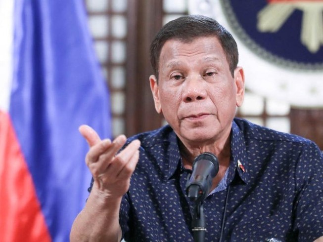 Tổng thống Philippines Rodrigo Duterte. Ảnh: AP