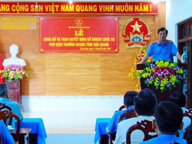 VKS tỉnh Hậu Giang có tân phó viện trưởng