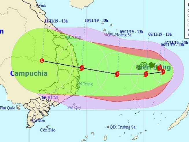 Bão số 6 được dự báo có thể mạnh nhất năm 2019